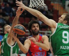 Баскетболисты ЦСКА одержали победу над УНИКС в Евролиге